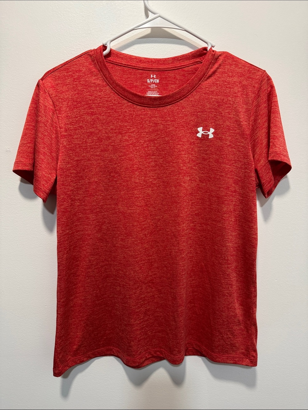 Under Armour Red Short Sleeve Tee